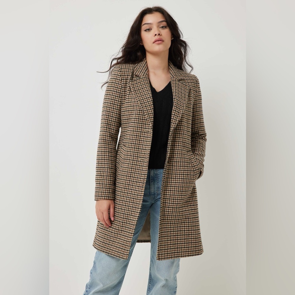 NWT Philosophy Plaid Coat
